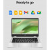 Laptops: HP Chromebook x360 Intel Celeron N4120 14 inch(35.6 cm) Micro-Edge, Touchscreen, 2-in-1 Laptop (4GB RAM/64GB eMMC/Chrome 64/UHD Graphics,1.49kg), 14a-ca0504TU & v236w USB 2.0 64GB Pen Drive, Metal